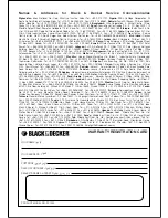 Preview for 44 page of Black & Decker FX1000 User Manual