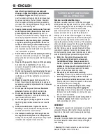 Preview for 18 page of Black & Decker G1000 Line PRO Instruction Manual