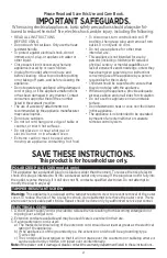 Preview for 2 page of Black & Decker G49TD Use And Care Manual