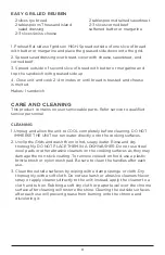 Preview for 8 page of Black & Decker G49TD Use And Care Manual