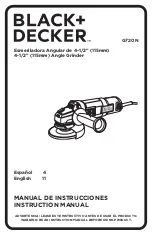 Black & Decker G720 Instruction Manual предпросмотр