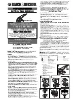 Black & Decker G950C Instruction Manual предпросмотр