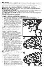 Preview for 8 page of Black & Decker GC1800 Instruction Manual