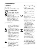 Preview for 18 page of Black & Decker GD200 User Manual