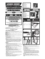 Preview for 1 page of Black & Decker Gecko Grip Accu Mark BDSL10 Instruction Manual