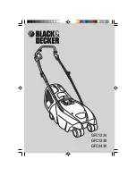 Black & Decker GFC1234 Manual preview