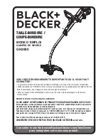 Предварительный просмотр 14 страницы Black & Decker GH3000 Instruction Manual