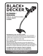 Предварительный просмотр 26 страницы Black & Decker GH3000 Instruction Manual