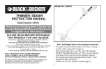 Black & Decker GH610 Instruction Manual preview