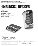 Black & Decker Gizmo GG200 User Manual preview