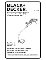 Предварительный просмотр 1 страницы Black & Decker GL1000 Instruction Manual