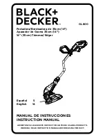 Black & Decker GL800 Instruction Manual preview