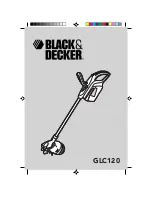 Black & Decker GLC120 Instruction Manual preview