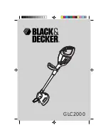 Предварительный просмотр 1 страницы Black & Decker GLC2000 Manual