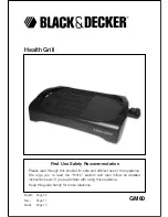 Preview for 1 page of Black & Decker GM60 User Manual