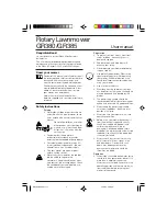 Preview for 2 page of Black & Decker GR380 User Manual