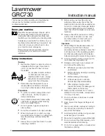 Preview for 5 page of Black & Decker GRC730 Manual