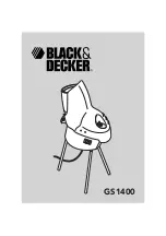 Preview for 1 page of Black & Decker GS1400 Manual
