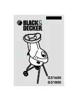 Preview for 1 page of Black & Decker GS1600 User Manual