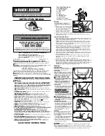Black & Decker GSP014 Instruction Manual preview