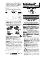 Preview for 2 page of Black & Decker GSP014 Instruction Manual