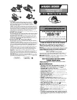 Preview for 4 page of Black & Decker GSP014 Instruction Manual