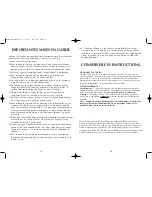 Preview for 10 page of Black & Decker GSR10 Use And Care Book Manual