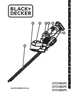 Black & Decker GTC18452PC Manual preview