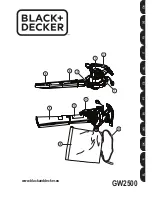 Preview for 1 page of Black & Decker GW2500 Original Instructions Manual