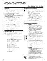 Preview for 44 page of Black & Decker GW2600 User Manual