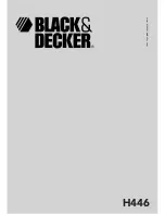 Предварительный просмотр 1 страницы Black & Decker H446 User Manual