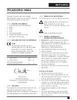 Предварительный просмотр 11 страницы Black & Decker H446 User Manual