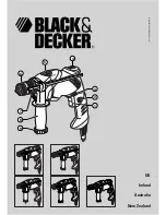 Black & Decker Hammer Drill Manual предпросмотр