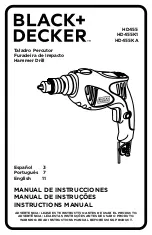 Black & Decker HD455 Instruction Manual preview