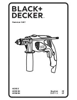 Предварительный просмотр 1 страницы Black & Decker HD555 Instructions For Use Manual