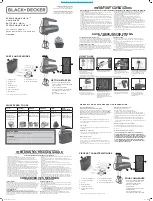 Preview for 1 page of Black & Decker HELIX PERFORMANCE MX610BC Use And Care Manual