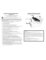 Preview for 2 page of Black & Decker HEPAFresh BXAP041 Use & Care Instructions Manual