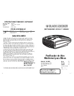 Preview for 7 page of Black & Decker HEPAFresh BXAP041 Use & Care Instructions Manual