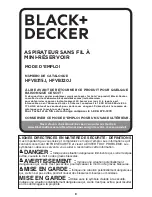 Preview for 8 page of Black & Decker HFVB315J Instruction Manual