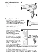 Предварительный просмотр 26 страницы Black & Decker HG1300 Instruction Manual