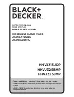 Black & Decker HHVJ315JDP Instruction Manual предпросмотр