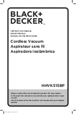 Black & Decker HHVK515BP Instruction Manual предпросмотр