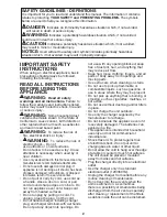 Preview for 2 page of Black & Decker HNV115B series Instruction Manual