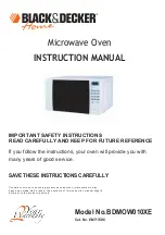 Black & Decker Home BDMOW010XE Instruction Manual preview