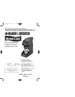 Black & Decker Home Cafe GT300 Series Use And Care Book Manual предпросмотр