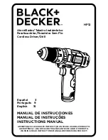 Black & Decker HP12 Instruction Manual preview