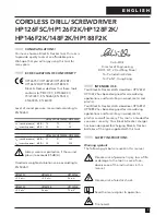 Preview for 7 page of Black & Decker HP126F2K Instructions Manual