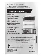 Preview for 1 page of Black & Decker HS1300 Instructions Manual