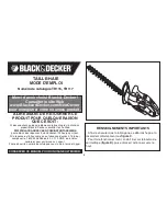 Предварительный просмотр 9 страницы Black & Decker HT18 Instruction Manual