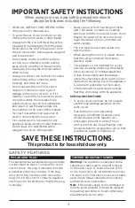 Preview for 3 page of Black & Decker ICR2010 Use And Care Manual